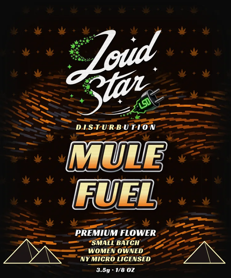Loud Star Mule Fuel 1/8 oz bag, front
