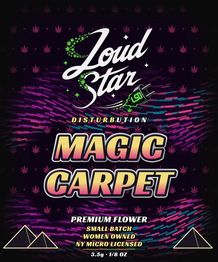 Loud Star Magic Carpet 1/8 oz bag, front