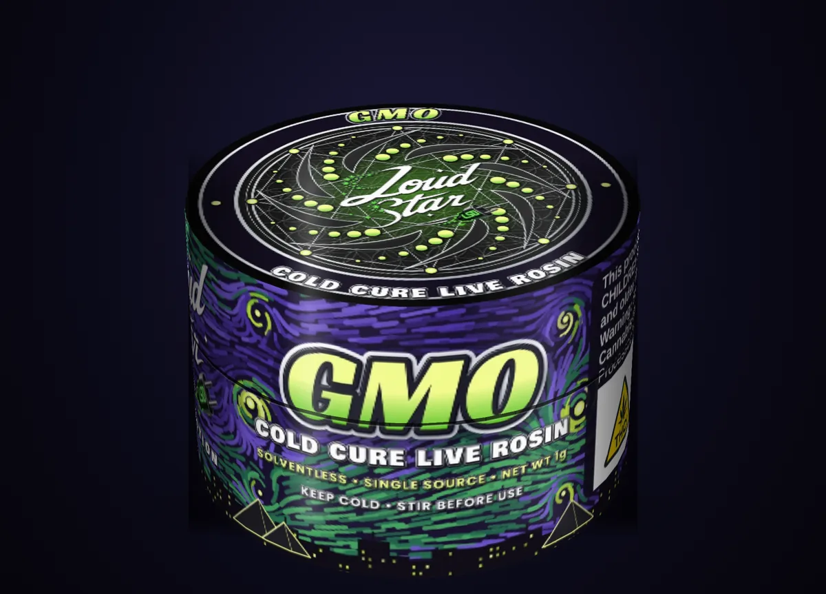 Loud Star GMO cold cure live rosin, 1 g jar