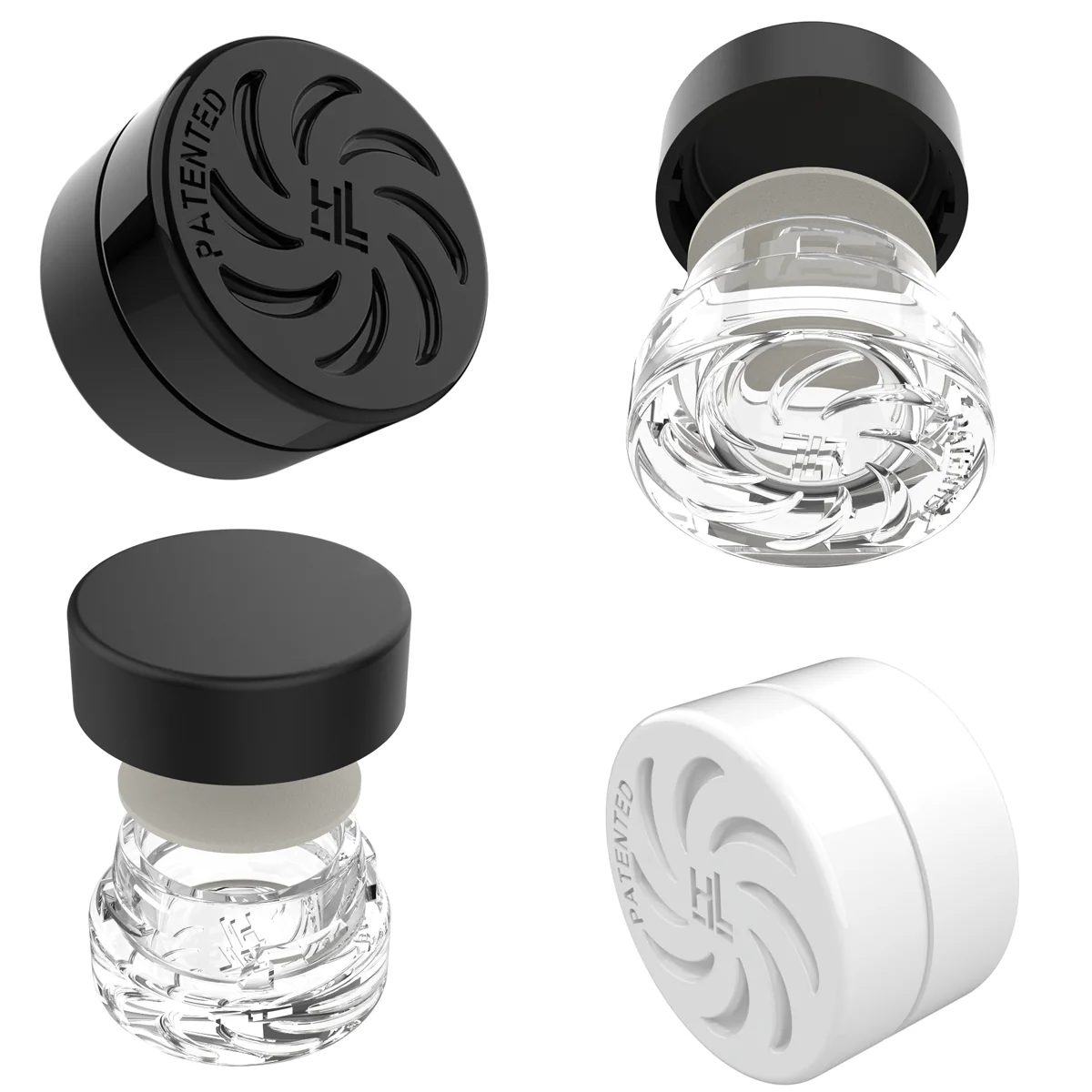 Supercell jar, liner and cap shown separated
